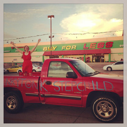 Art Car, Minna Biggs, Oklahoma, Oklahoma City, Buy for Less, Chevy Silverado